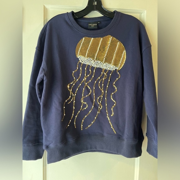 Wolf & Badger Laines London Embellished Jellyfish Sweatshirt M - Picture 2 of 5